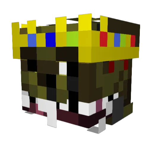 Techno_Trap Minecraft avatar head, 3D render