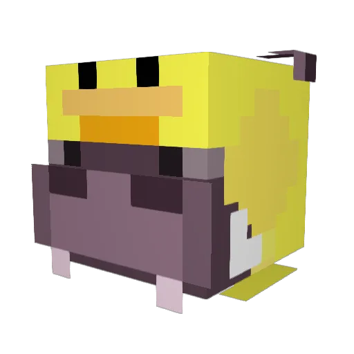 Technobladeking2 Minecraft avatar head, 3D render