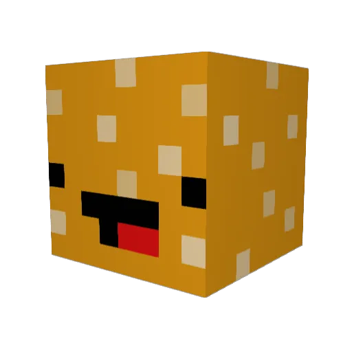 Technoburger2323 Minecraft avatar head, 3D render