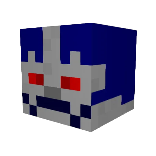 TechnocratX Minecraft avatar head, 3D render