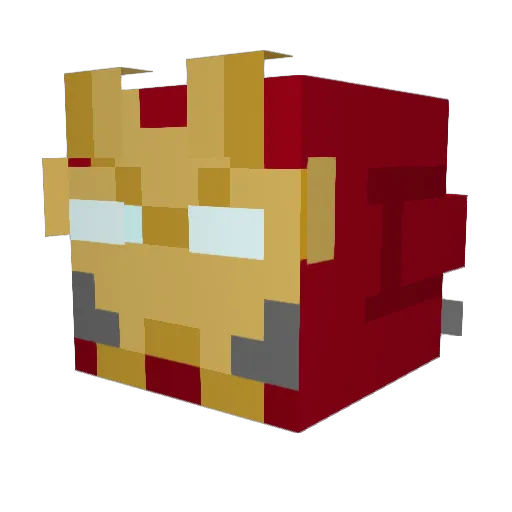 Technokid2099 Minecraft avatar head, 3D render