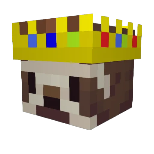 Technosloth_ Minecraft avatar head, 3D render