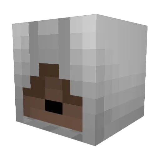 Technus Minecraft avatar head, 3D render