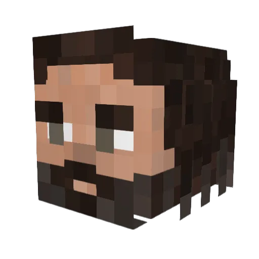 TechyTommy3 Minecraft avatar head, 3D render