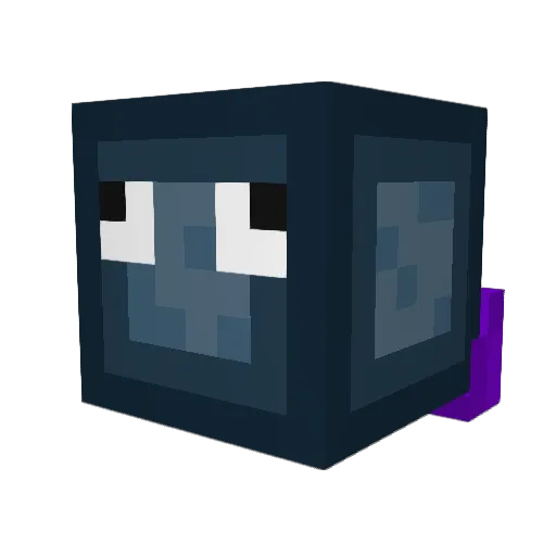 Tecletol Minecraft avatar head, 3D render