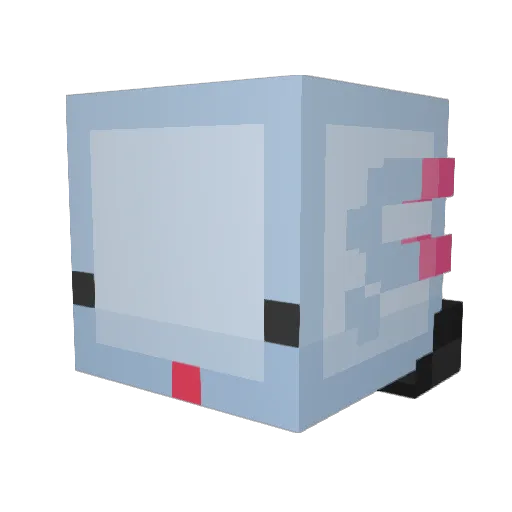Teco20 Minecraft avatar head, 3D render