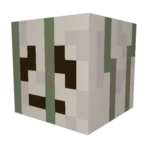 TectonicTrash Minecraft avatar head, 3D render