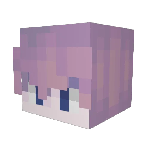 Ted4523 Minecraft avatar head, 3D render