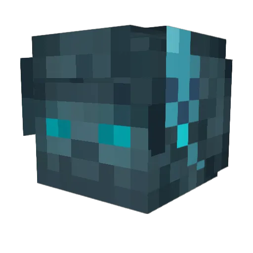 TedBread Minecraft avatar head, 3D render