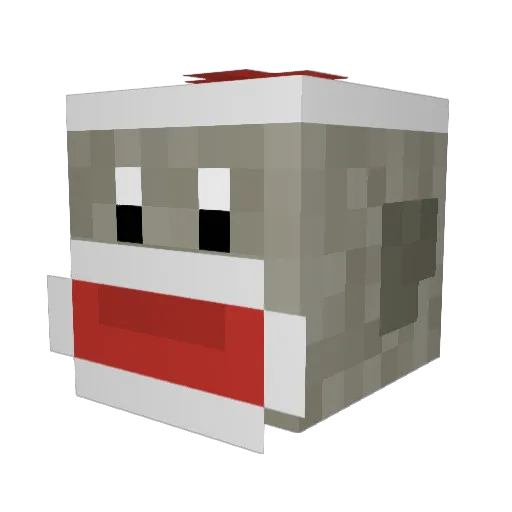 TedBundy42069 Minecraft avatar head, 3D render