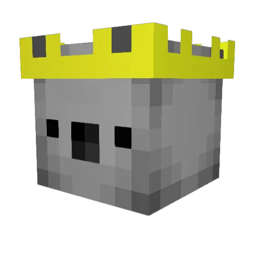 TedMcA Minecraft avatar head, 3D render
