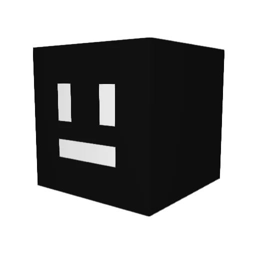 Ted_Genius Minecraft avatar head, 3D render