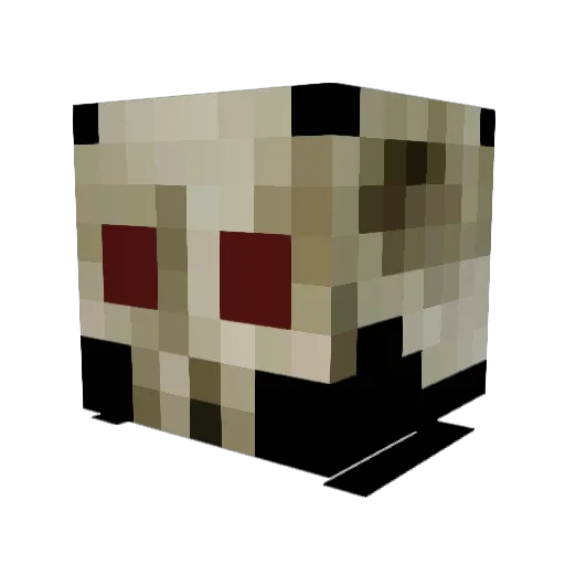 Tedd_War Minecraft avatar head, 3D render