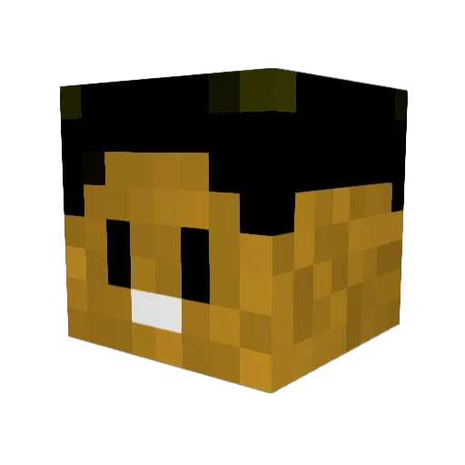 Tedddssss Minecraft avatar head, 3D render