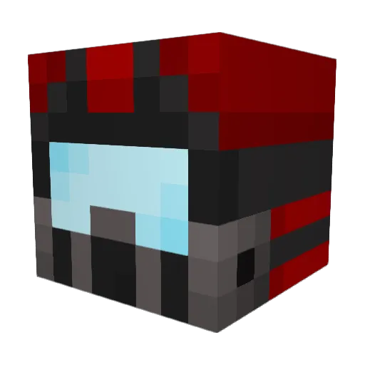 Teddy040 Minecraft avatar head, 3D render