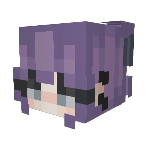 TeddyBearrrrr Minecraft avatar head, 3D render