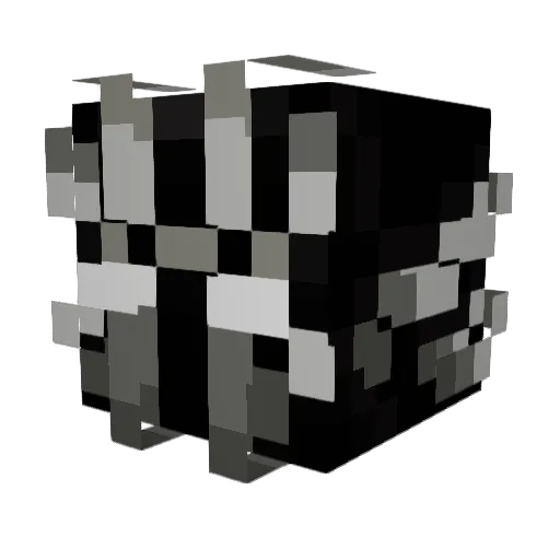 TeddyCreme Minecraft avatar head, 3D render