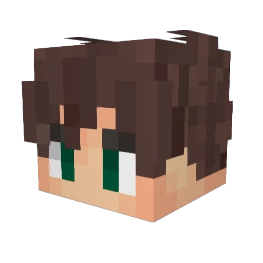 Teddy_Campstove Minecraft avatar head, 3D render