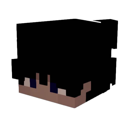 Teddy_wax Minecraft avatar head, 3D render