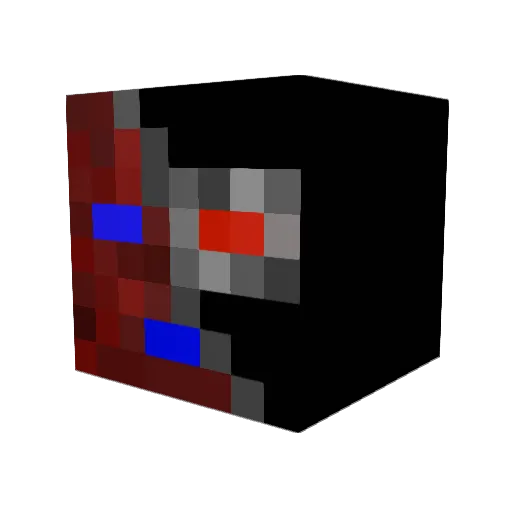 TeddynatorYT Minecraft avatar head, 3D render