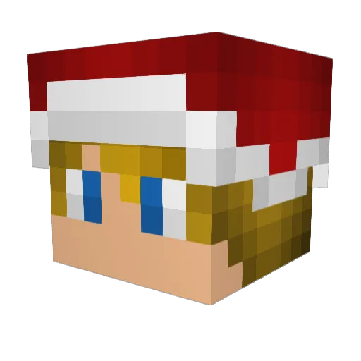 TedoGeorgiev Minecraft avatar head, 3D render