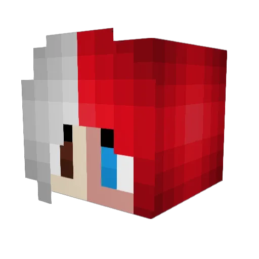 Tedoroki Minecraft avatar head, 3D render