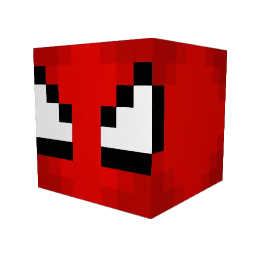 Tedster506 Minecraft avatar head, 3D render