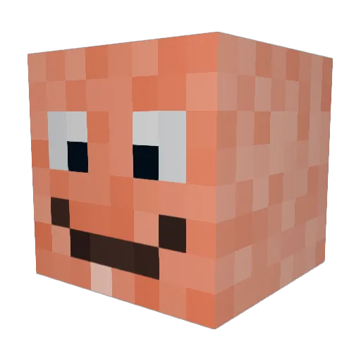 Tee_Glizzy749 Minecraft avatar head, 3D render