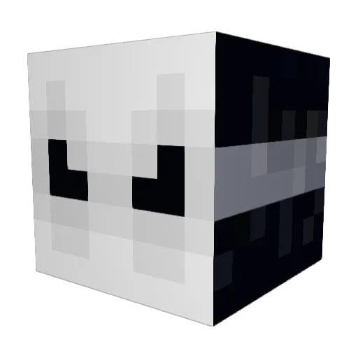 Tee_Thomas Minecraft avatar head, 3D render