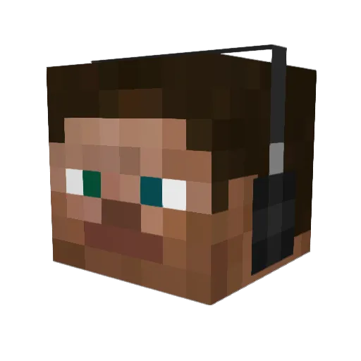 Teedot20 Minecraft avatar head, 3D render