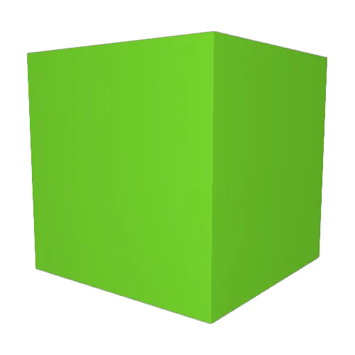 Teeeen Minecraft avatar head, 3D render