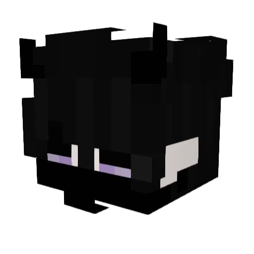 Teeermii Minecraft avatar head, 3D render