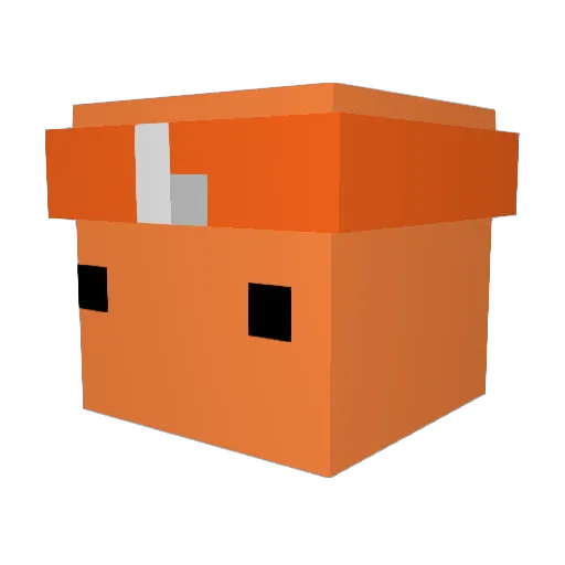 Teekyy Minecraft avatar head, 3D render