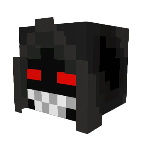 Teen_Grim Minecraft avatar head, 3D render