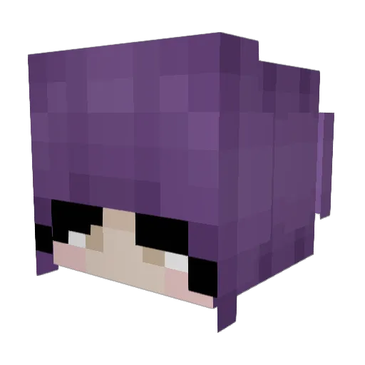 TeenageZombie13 Minecraft avatar head, 3D render