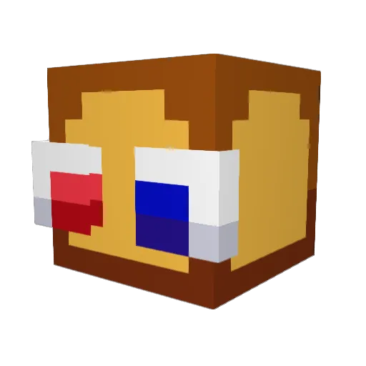 TeenyToon11 Minecraft avatar head, 3D render
