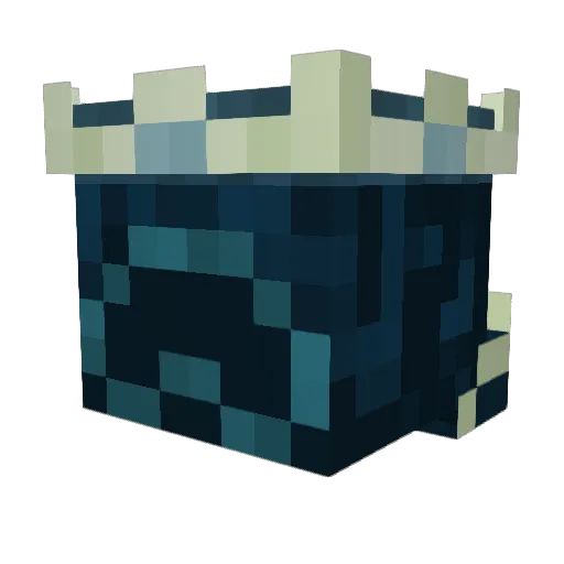 TeethMeaty Minecraft avatar head, 3D render