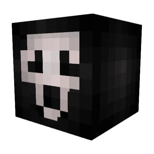 Teezzi Minecraft avatar head, 3D render