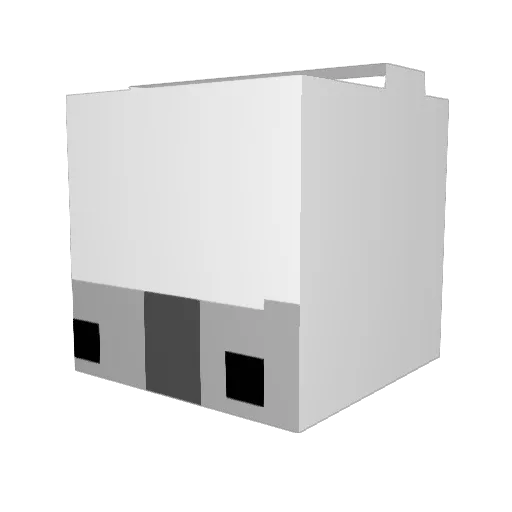 TeganTime2 Minecraft avatar head, 3D render