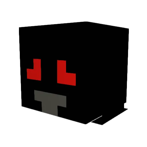 TeggyGoneMad Minecraft avatar head, 3D render