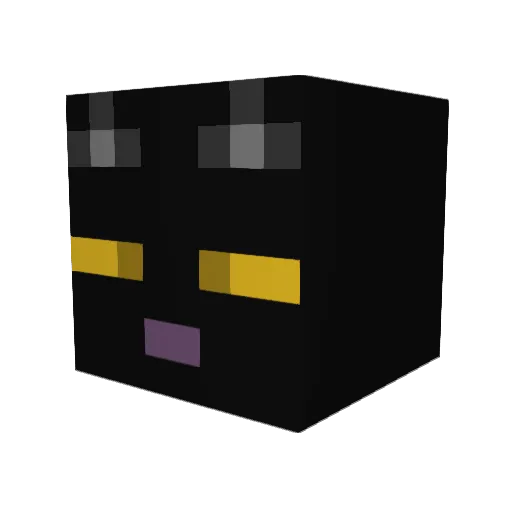 TeggyJ Minecraft avatar head, 3D render