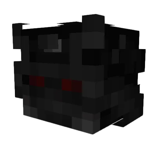 Tegrail Minecraft avatar head, 3D render