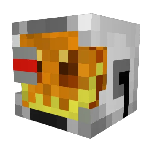 TehExorcist Minecraft avatar head, 3D render