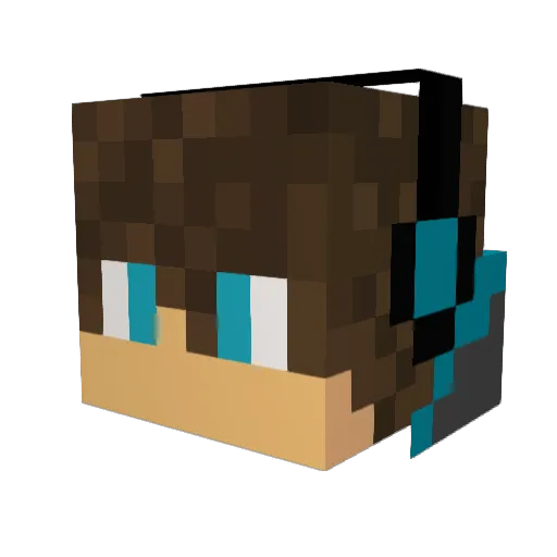 TehJacobSpartan Minecraft avatar head, 3D render