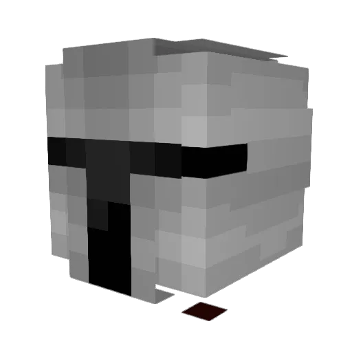 TehKwong Minecraft avatar head, 3D render