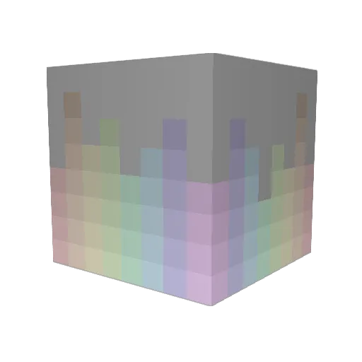 TehMoonVixen Minecraft avatar head, 3D render