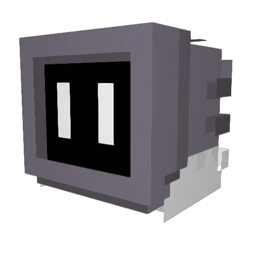 TehRandomDolphin Minecraft avatar head, 3D render