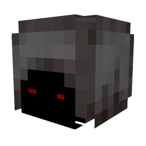 TehRaz Minecraft avatar head, 3D render