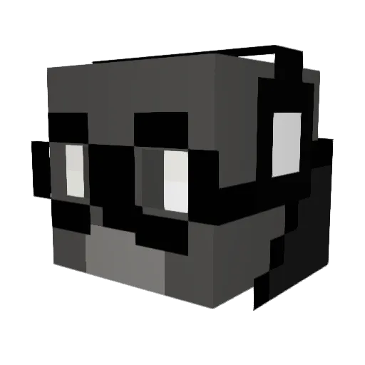 TehSenseiKoala Minecraft avatar head, 3D render