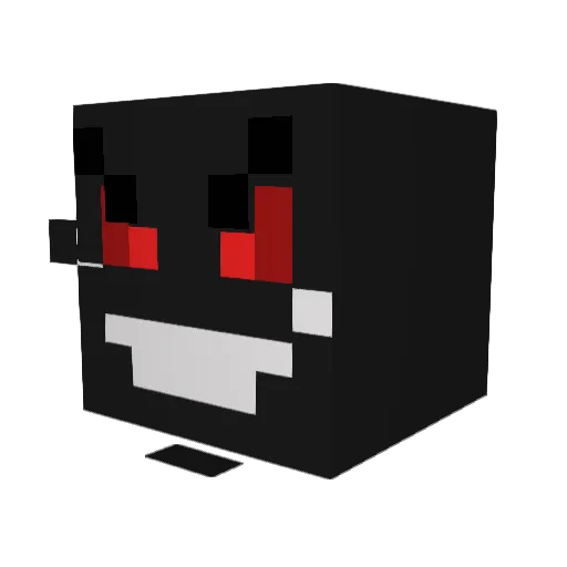 TehTawn Minecraft avatar head, 3D render